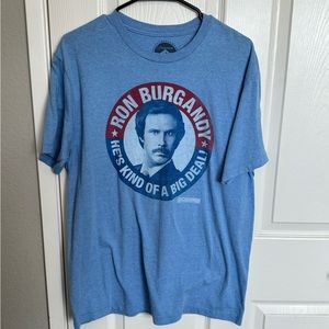 BLUE RON BURGANDY T-SHIRT